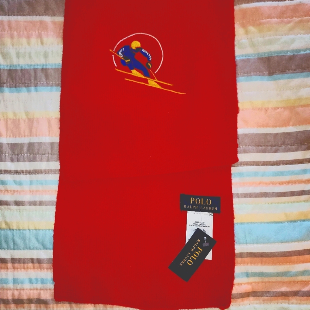 polo ralph lauren circle ski winter scarf
